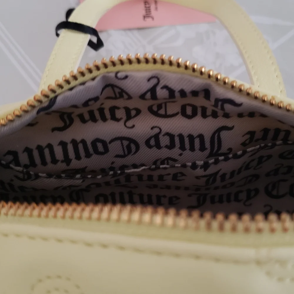 Juicy Couture Bestsellers Yellow Mini Barrel Crossbody Bag NWT